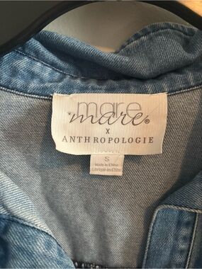 Anthropologie Light Denim Women's Jean Dress